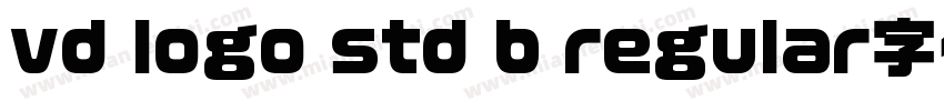 vd logo std b regular字体免费下载字体转换